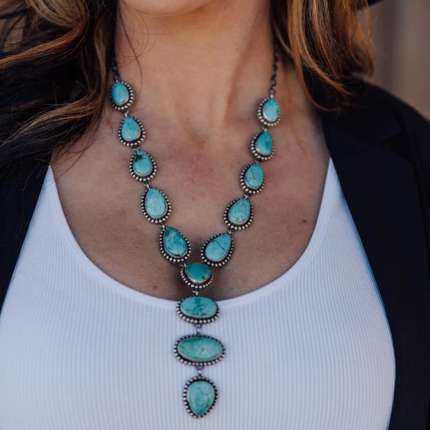 Greer™ | Vintage Statement Necklace & Earrings Set