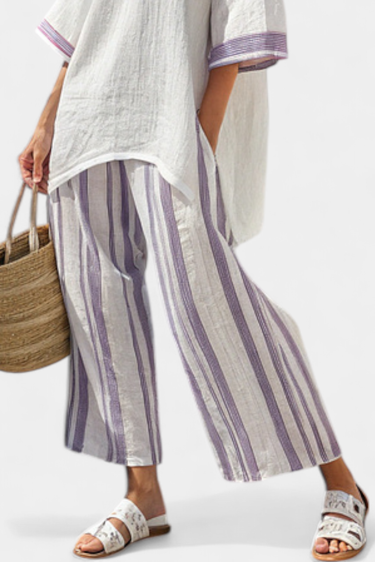 Celeste™ | Relaxed Blouse & Pants Set