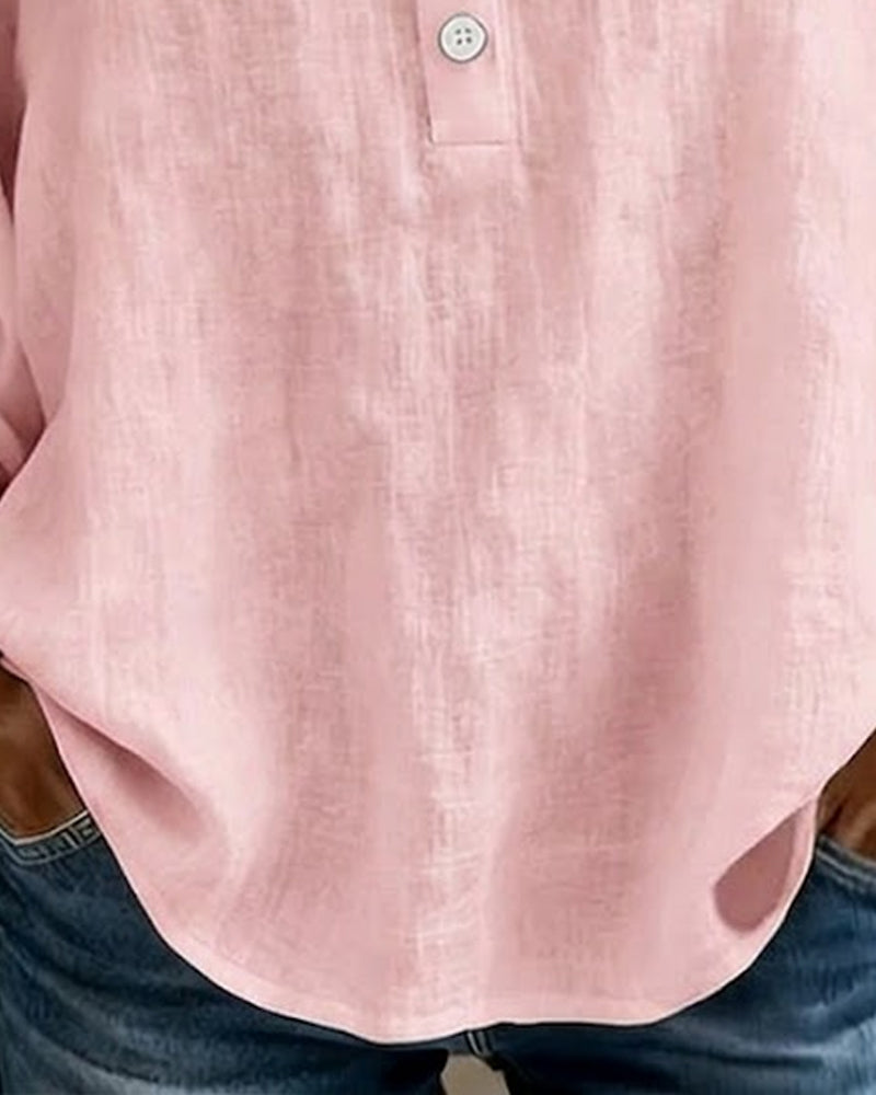 Trelaine™ | Lace-Trim Square Neck Blouse