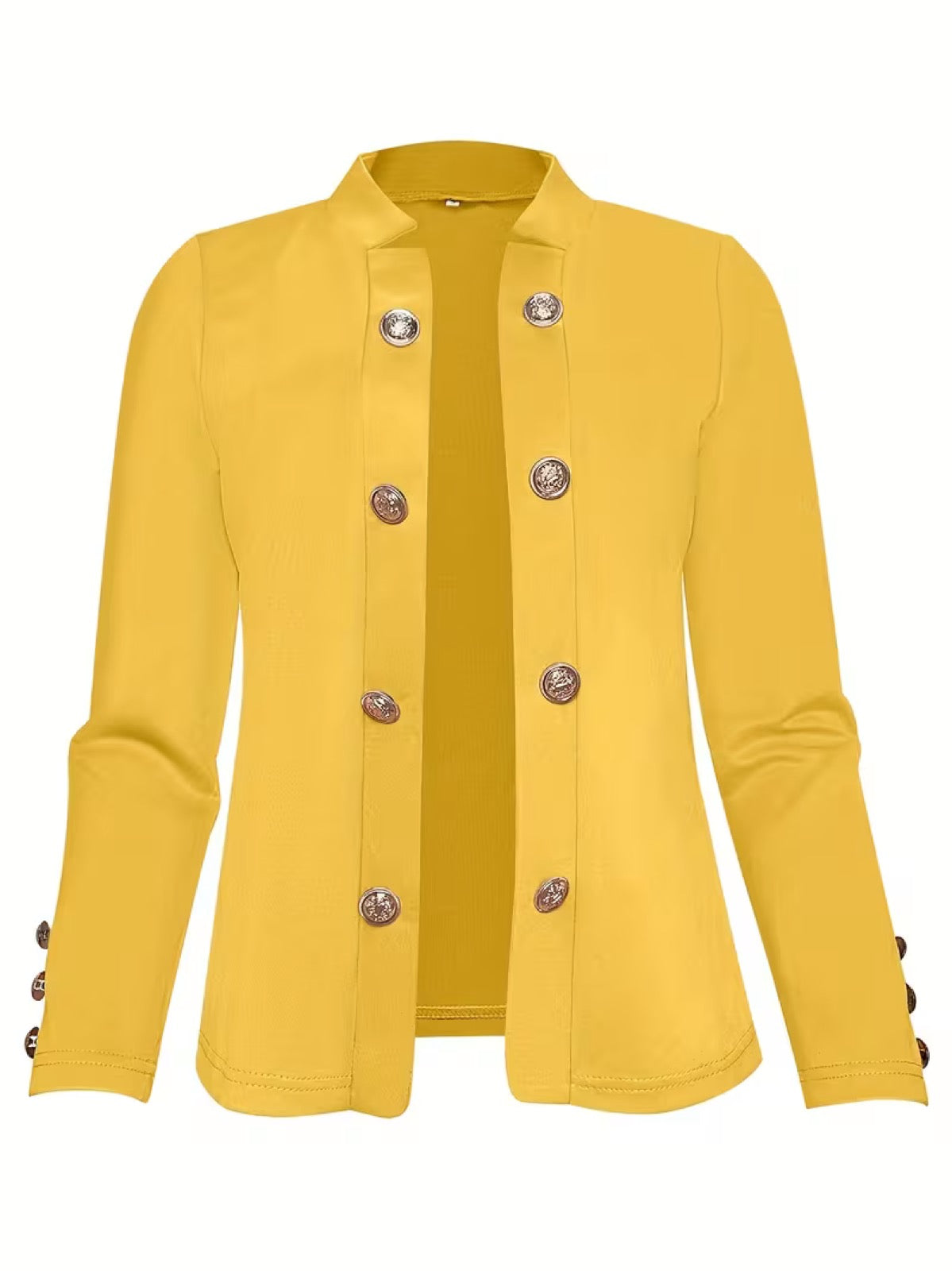 Coralynne™ | Gold Button Blazer
