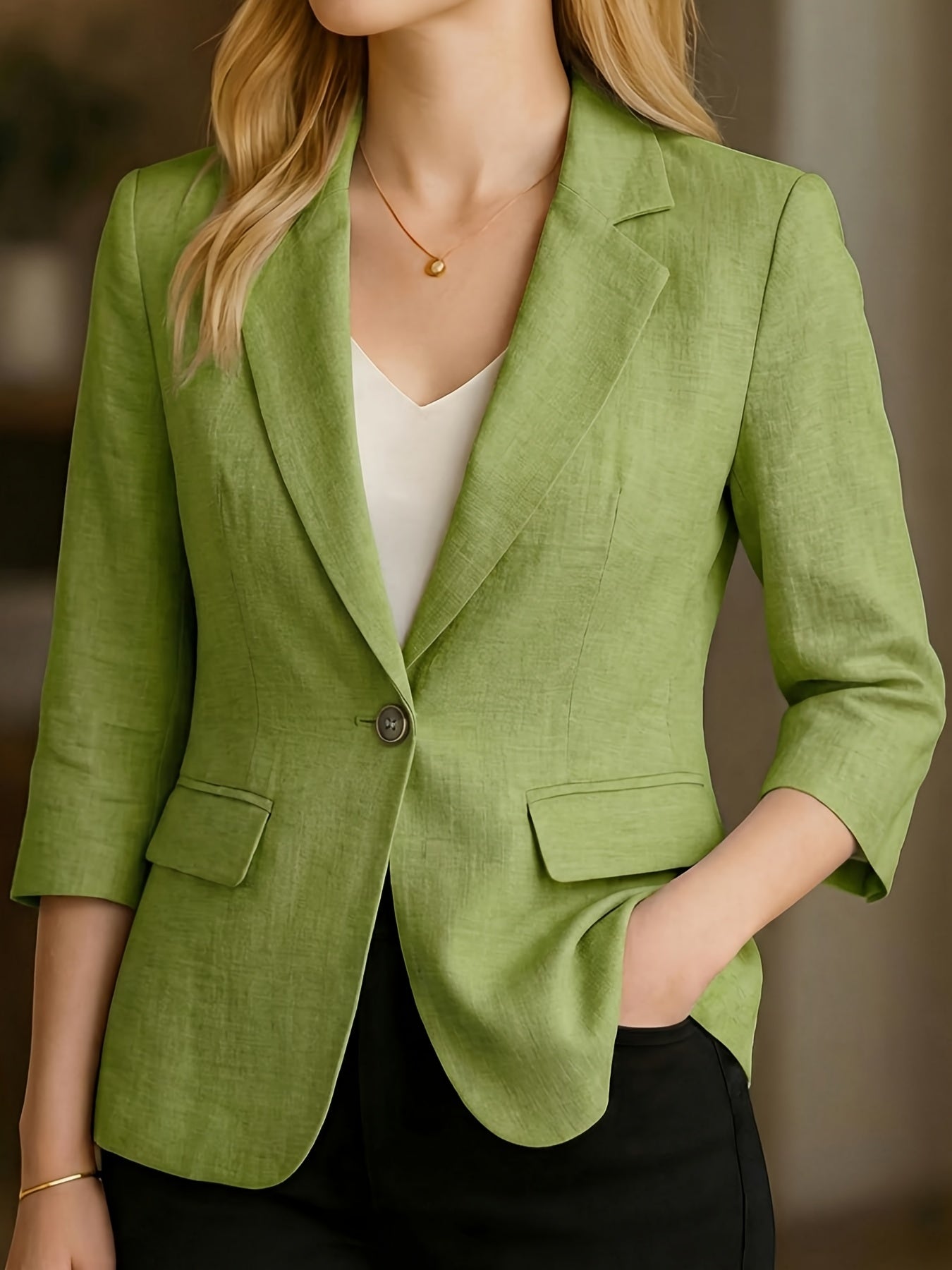 Corentine™ | Three-Quarter Sleeve Blazer