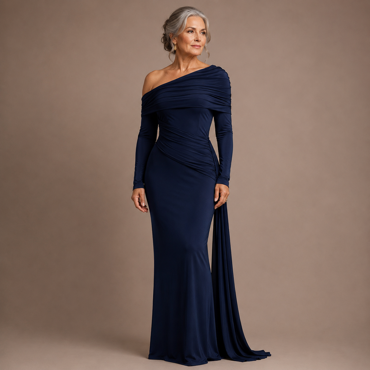 Vivienne™ | One-Shoulder Bodycon Maxi Dress