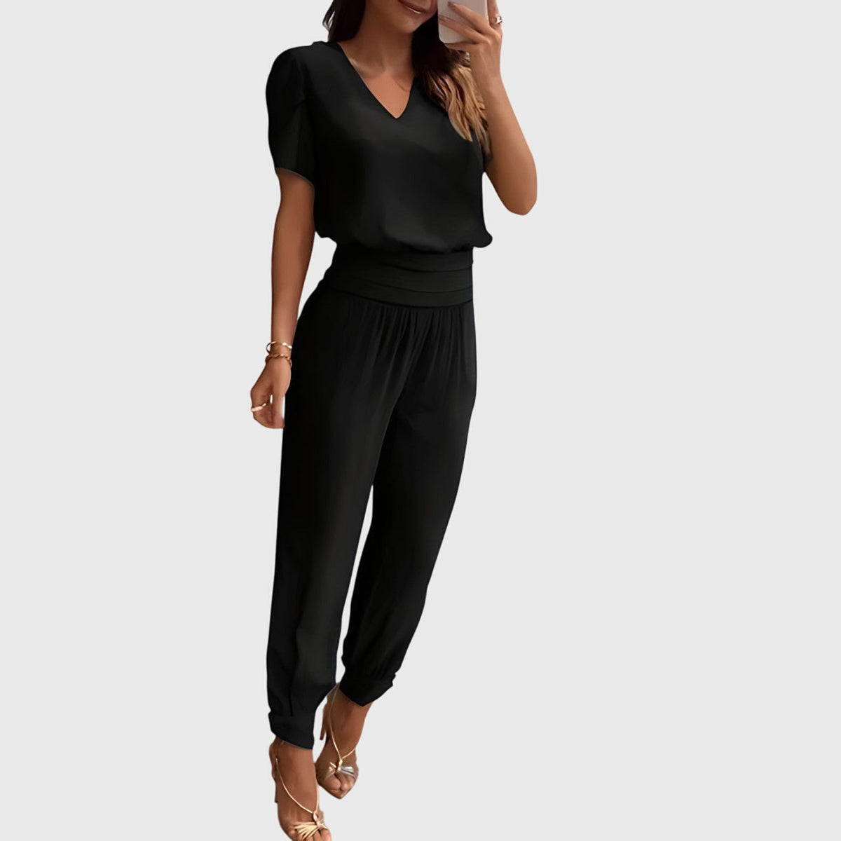 Stylish Blouse And Trousers Set