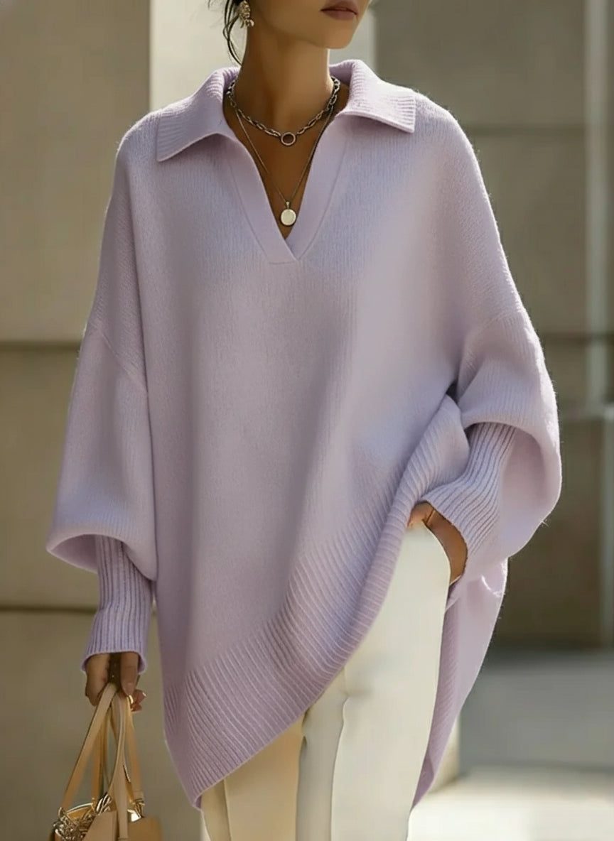 Sophia | V Neck Long Sleeve Sweater