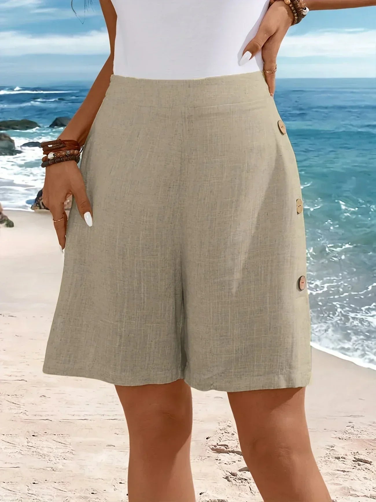 Breeanna™ | Draped Breathable Summer Shorts