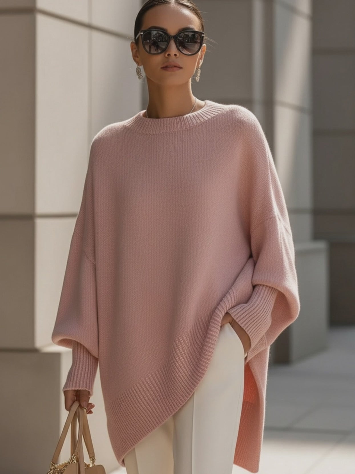 Eloise Oversized Poncho Sweater 3