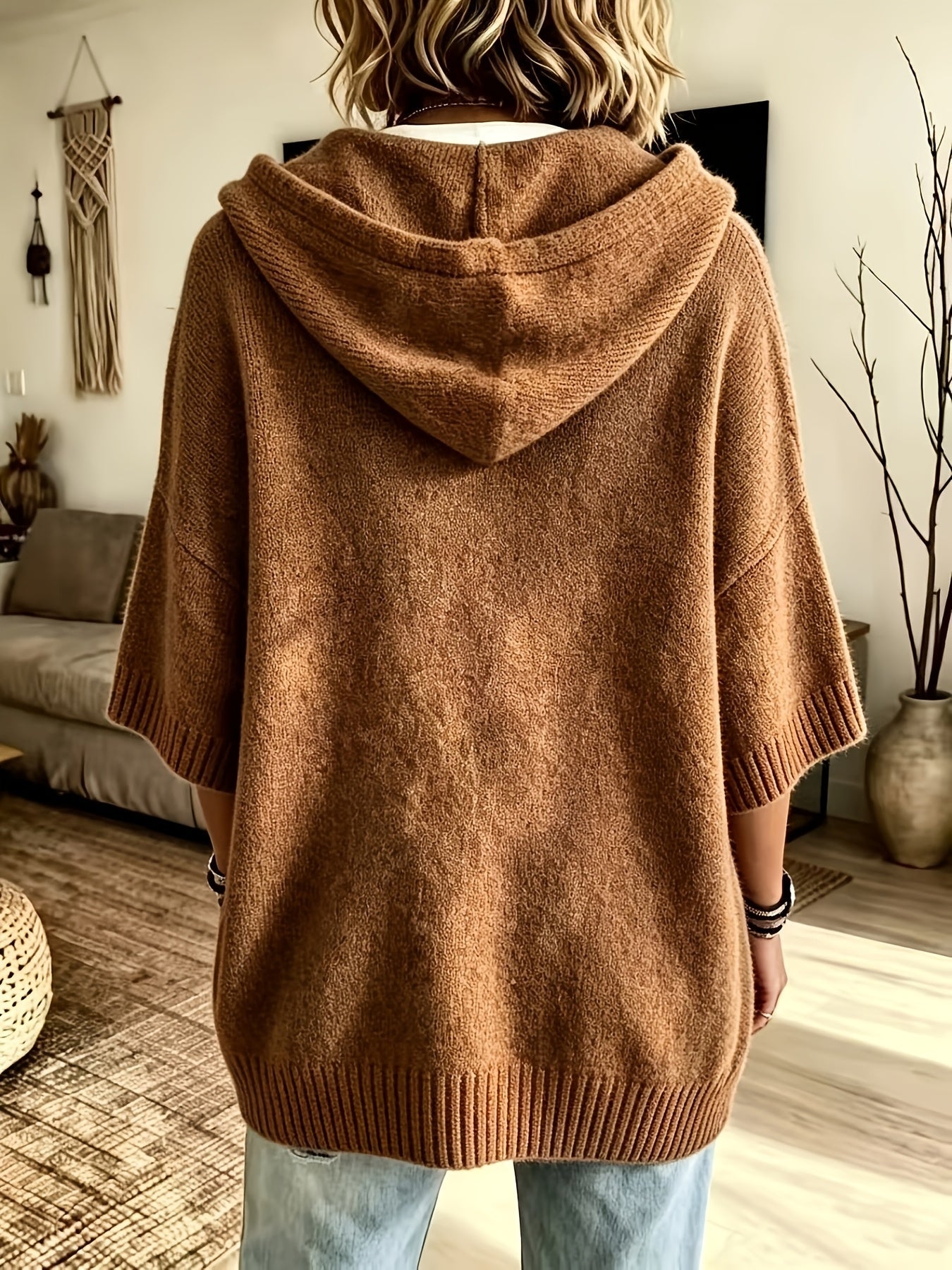 Mirabel™ | Hooded Cape Sweater