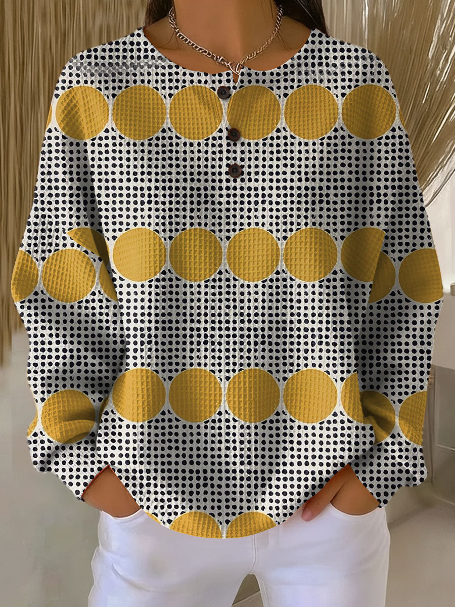 Bardot™ | Vintage Sweater with Geometric Pattern