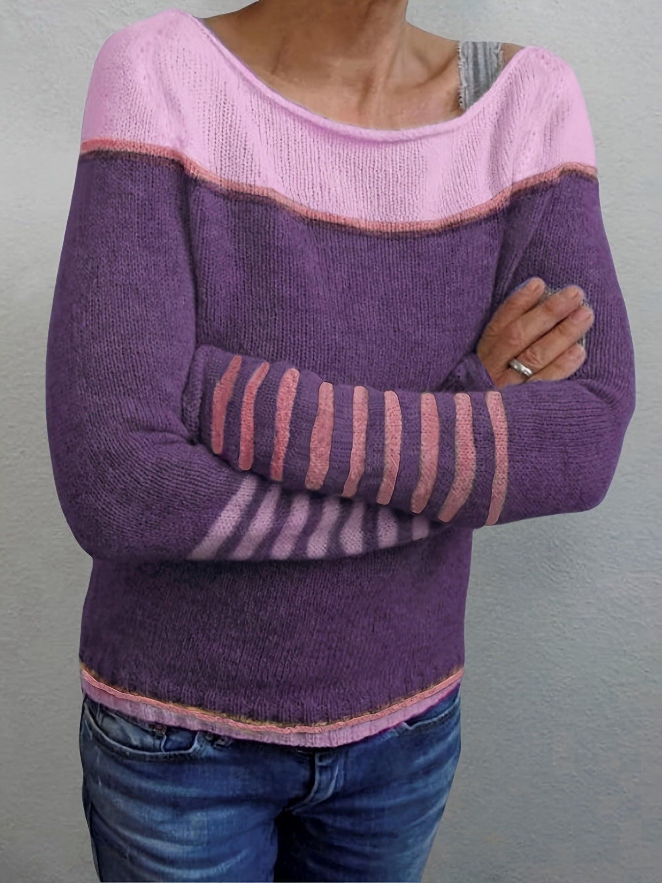 Norelle™ | Striped Pullover Sweater