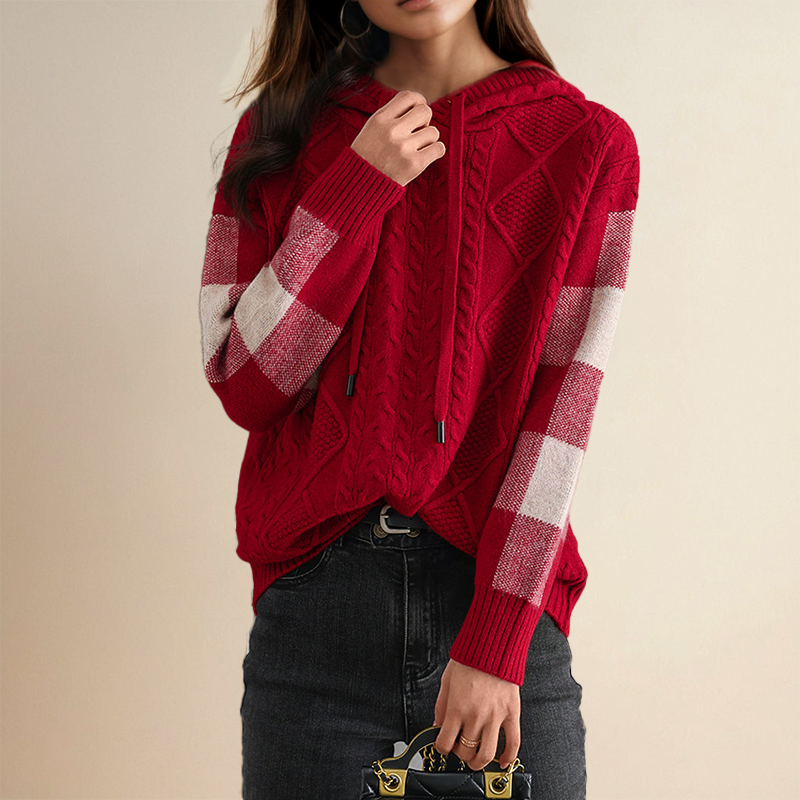Orwen™ | Cable Knit Hoodie Sweater