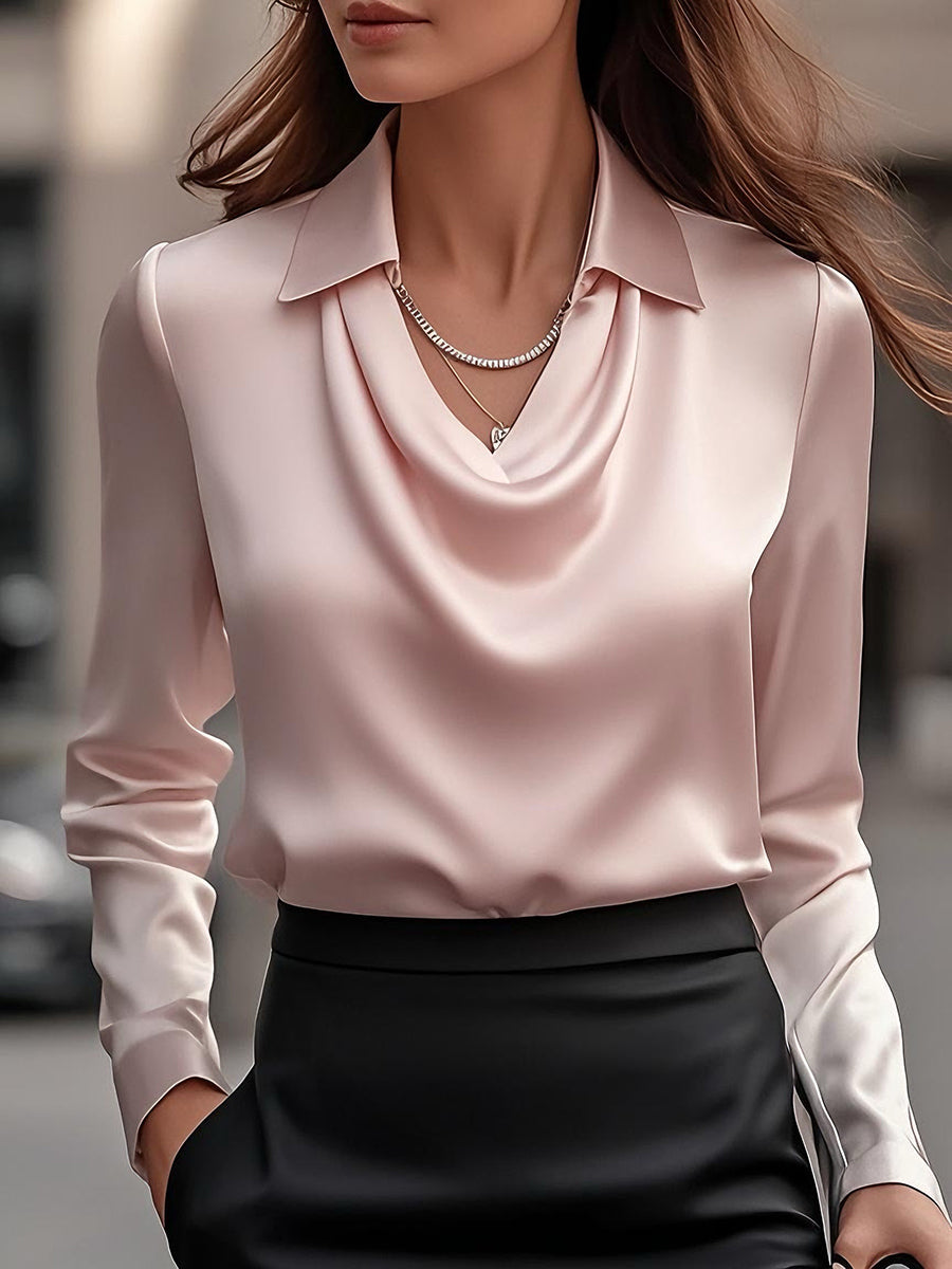 Marguerita™ | White Draped Blouse