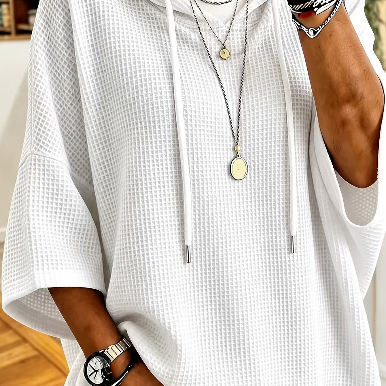 Oswynn™ | Hooded Waffle Top