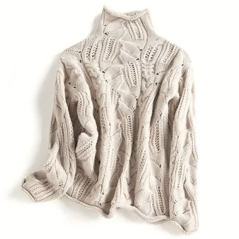 Vexandra™ | Turtleneck Cable Knit Sweater