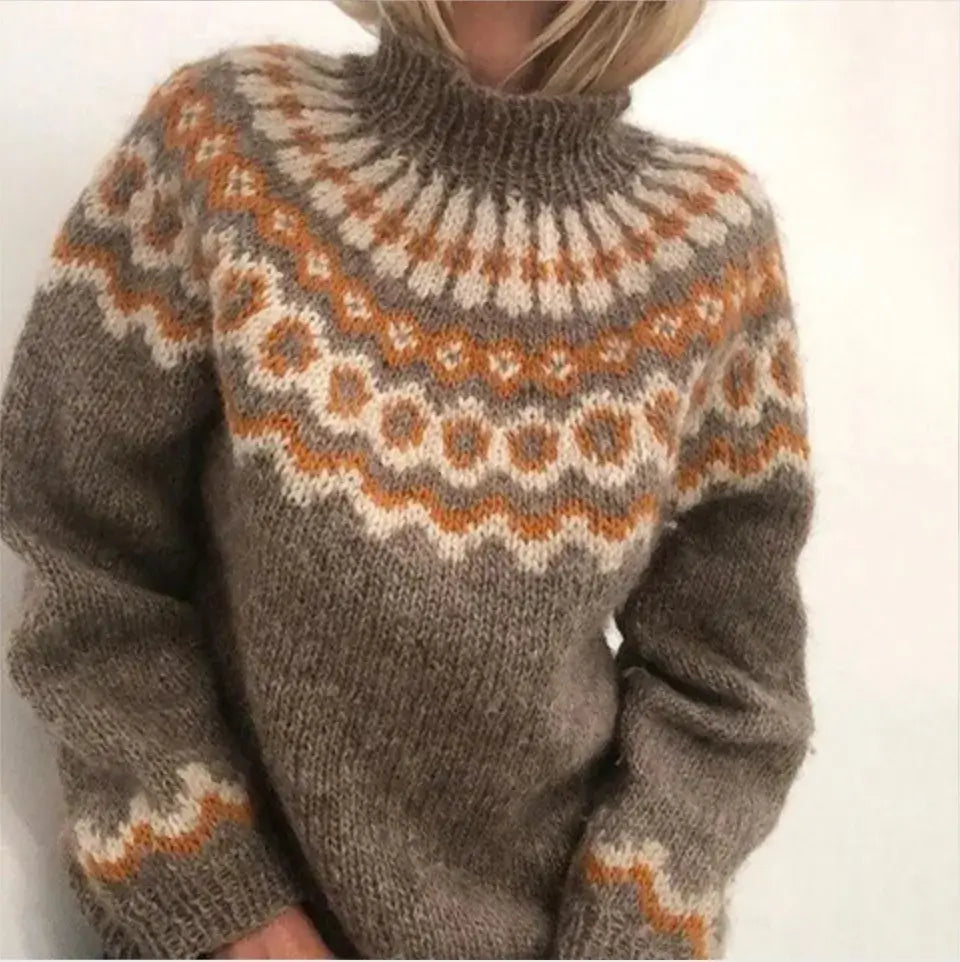 Kestrina™ | Nordic Patterned Sweater