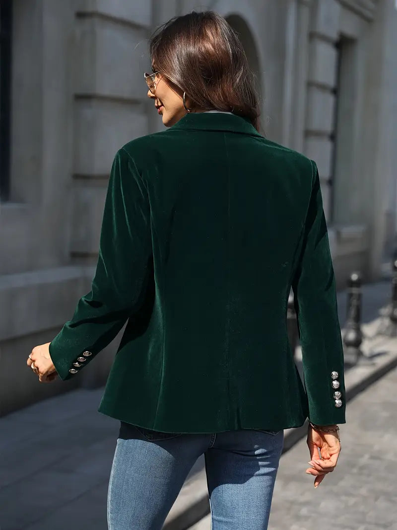 Women's Luxurious Velvet Blazer