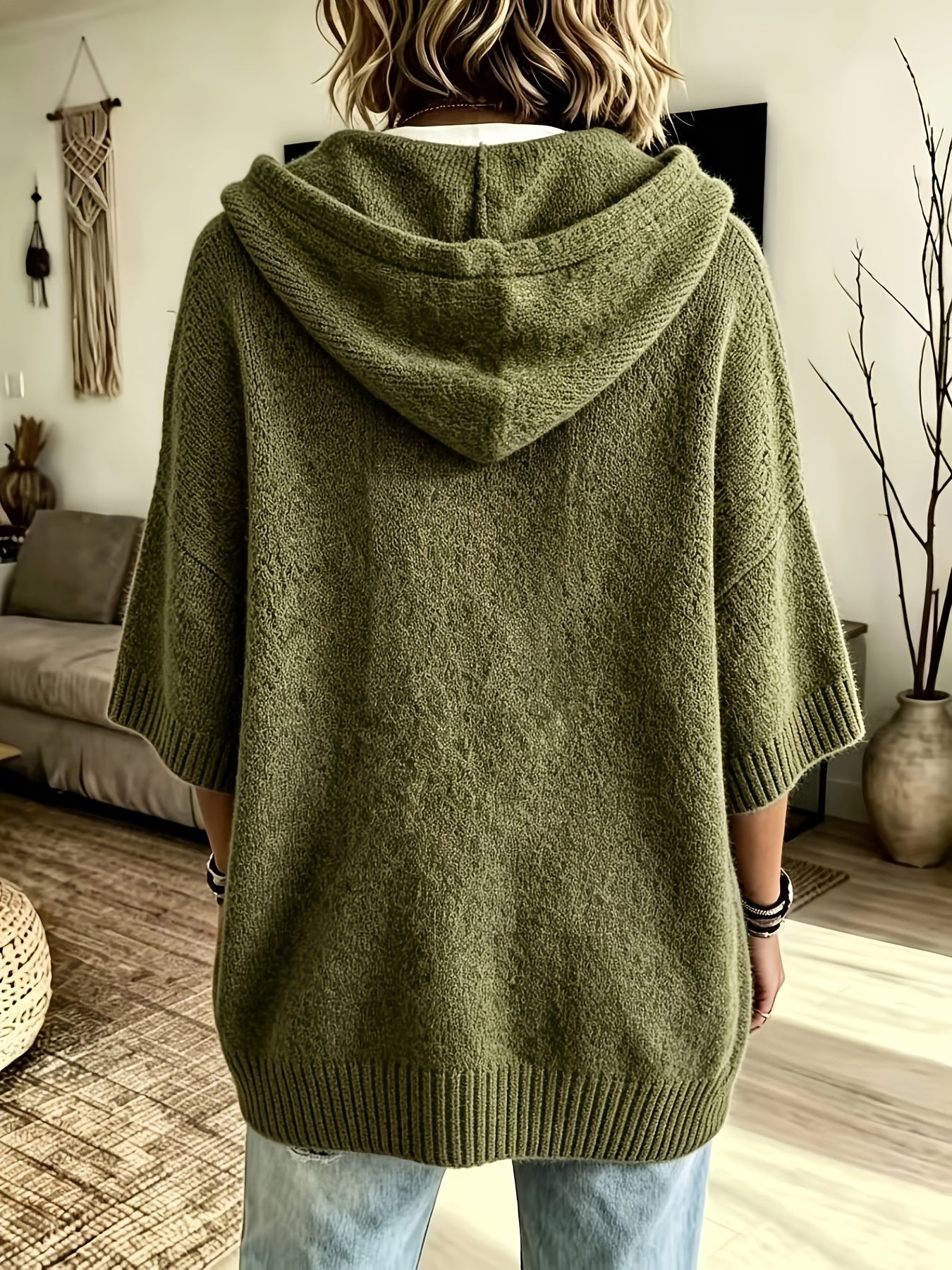 Mirabel™ | Hooded Cape Sweater