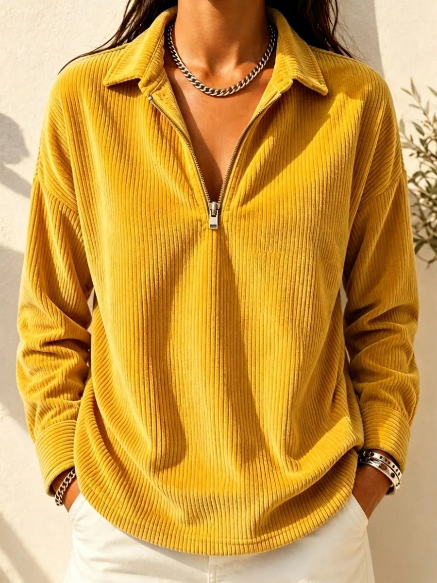 Polly | Women's 1/4 Zip Long Sleeve Shirt