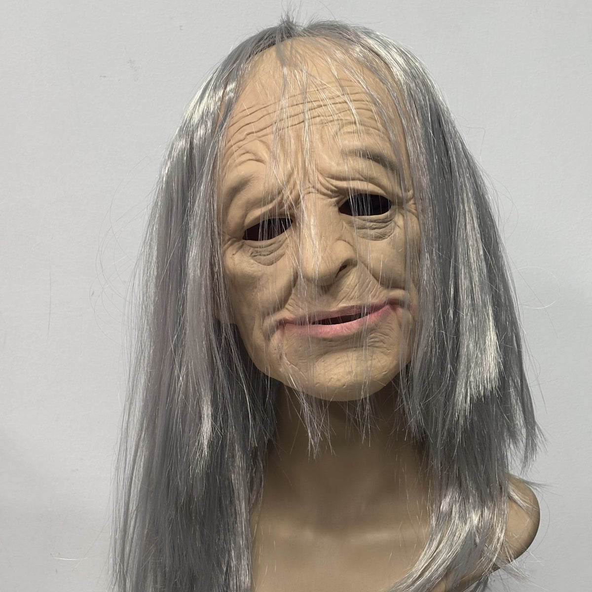Women's Halloween Old Witch Latex Mask