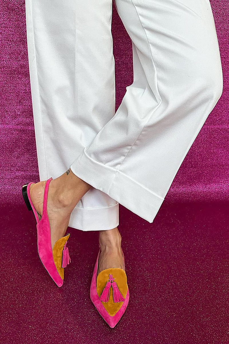 Tassara™ | Tassel Slingback Loafer Flats