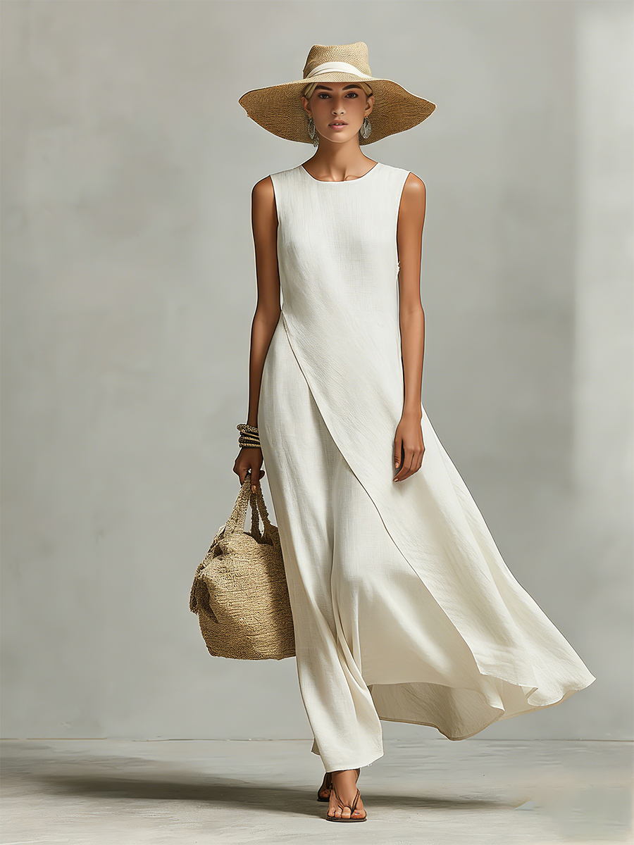 Fleurisse™ | Relaxed Sleeveless Maxi Dress