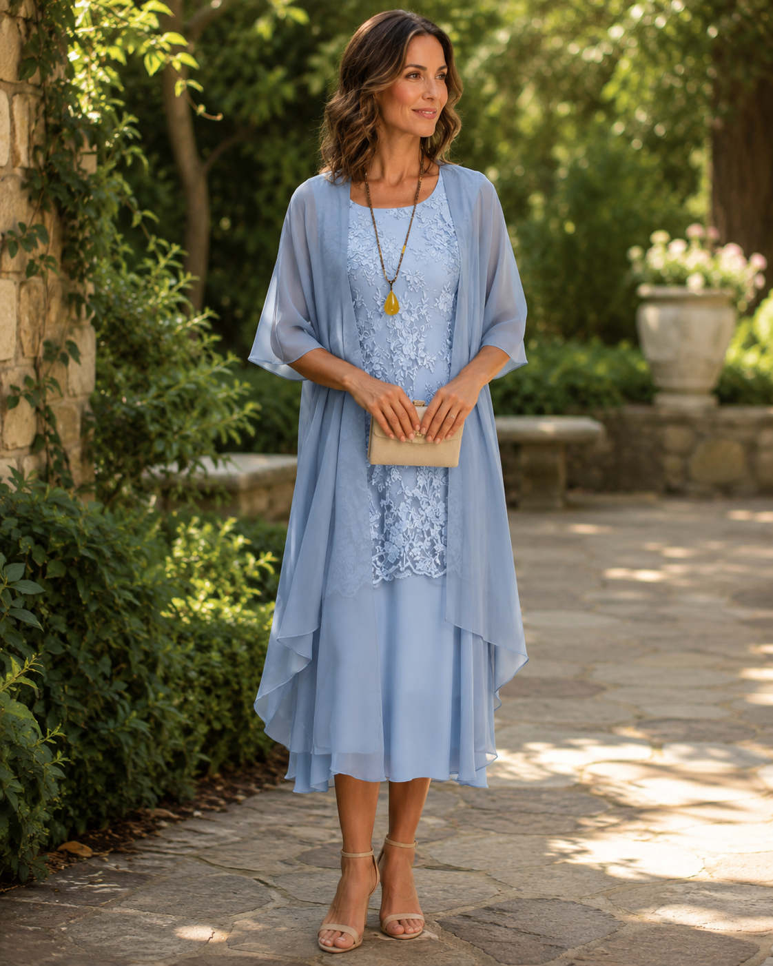 Florence™ | Elegant Two-Piece Layered Dress