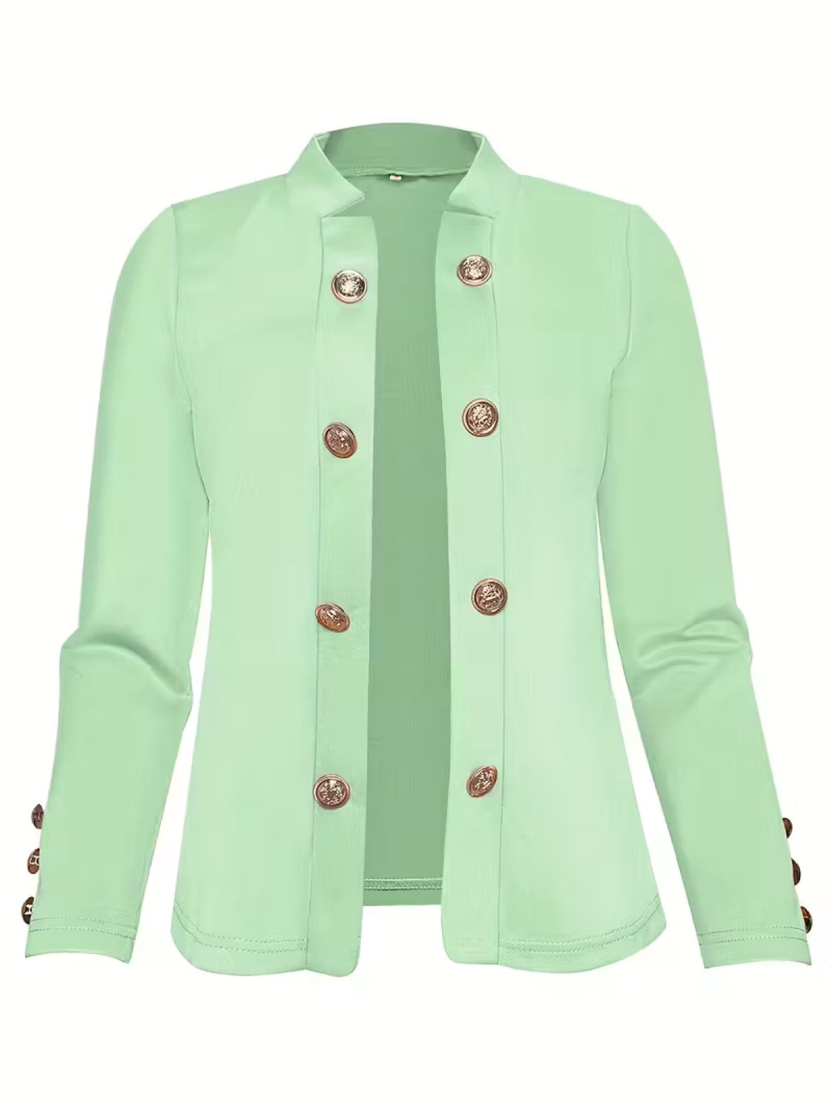Elowise™ | Gold Button Blazer