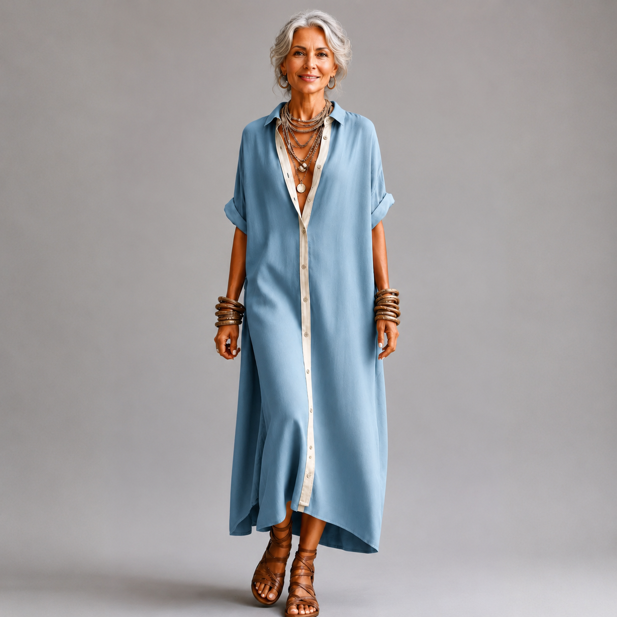 Romilly™ | Effortless Shirt Dress
