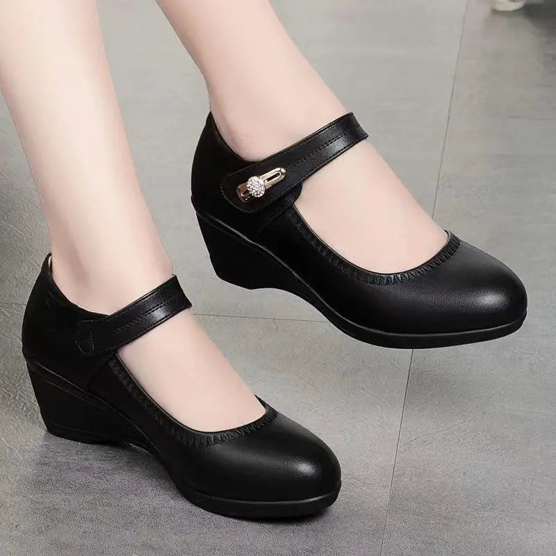 Ottilie™ | Mid-Heel Comfort Wedge Shoes