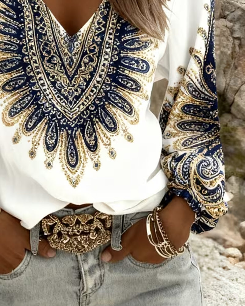 Tessara™ | Paisley Print Blouse
