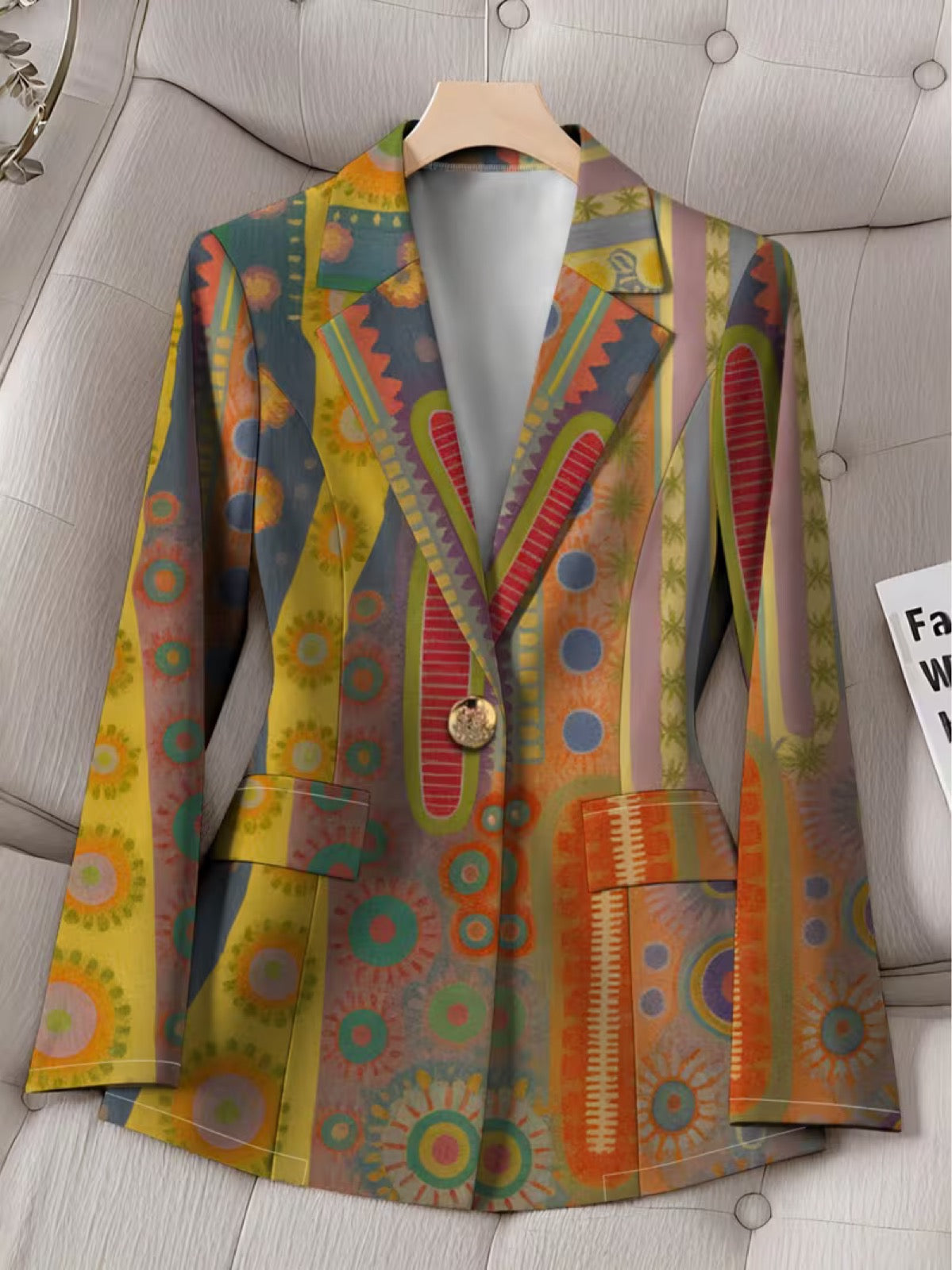 Faustine™ | Bohemian Medallion Blazer