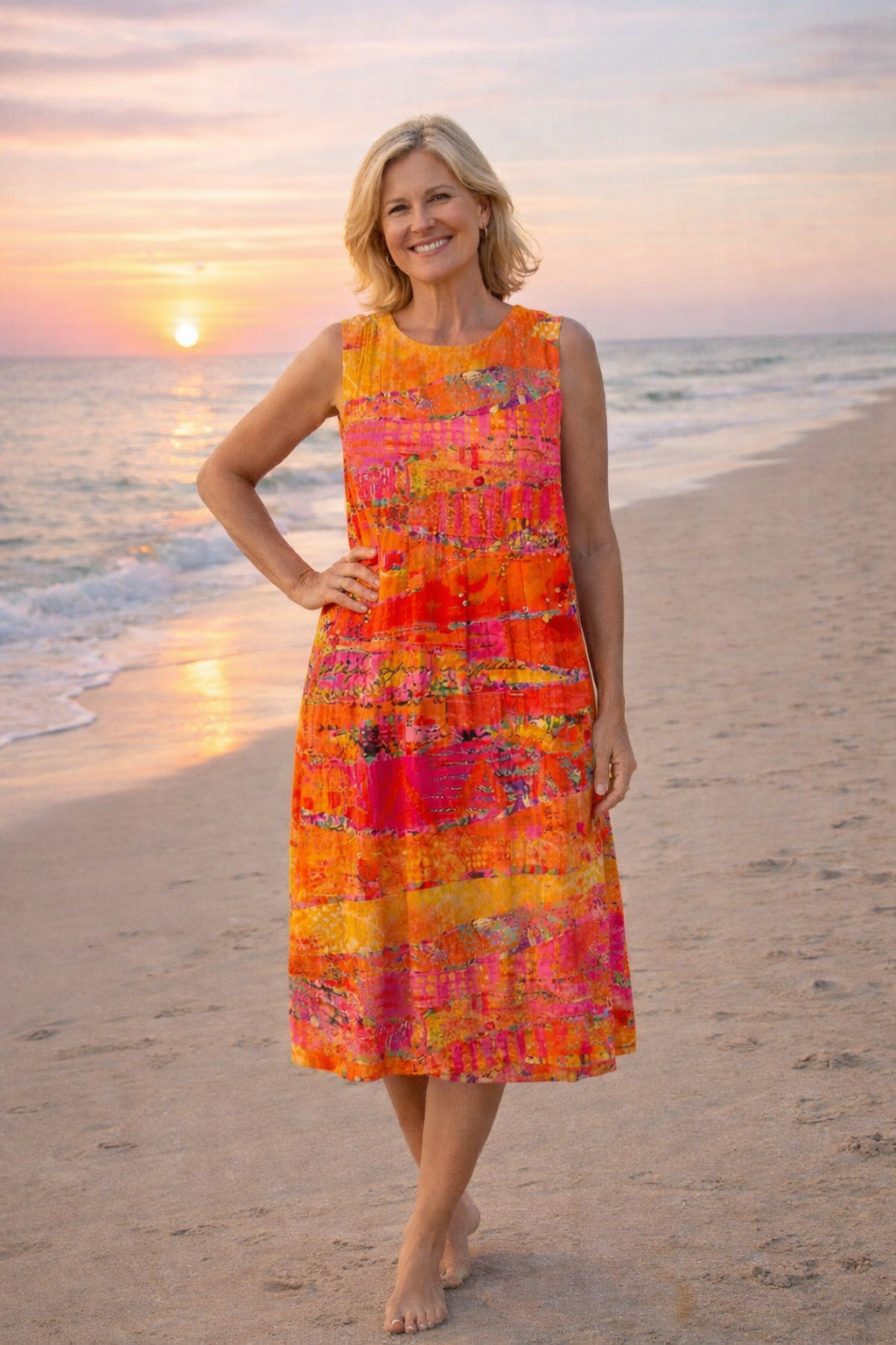 Belvette™ | Sunset Midi Dress