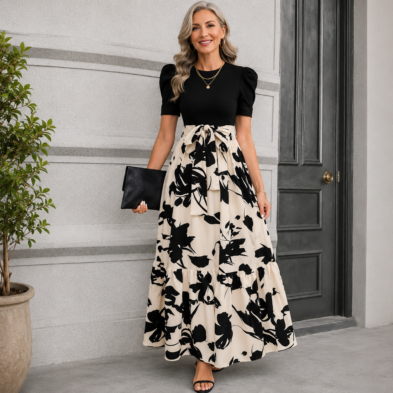 Florelle™ Floral Midi Dress