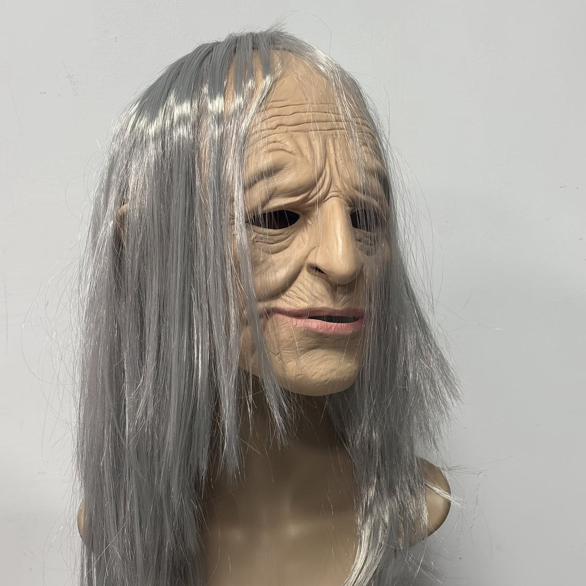 Women's Halloween Old Witch Latex Mask