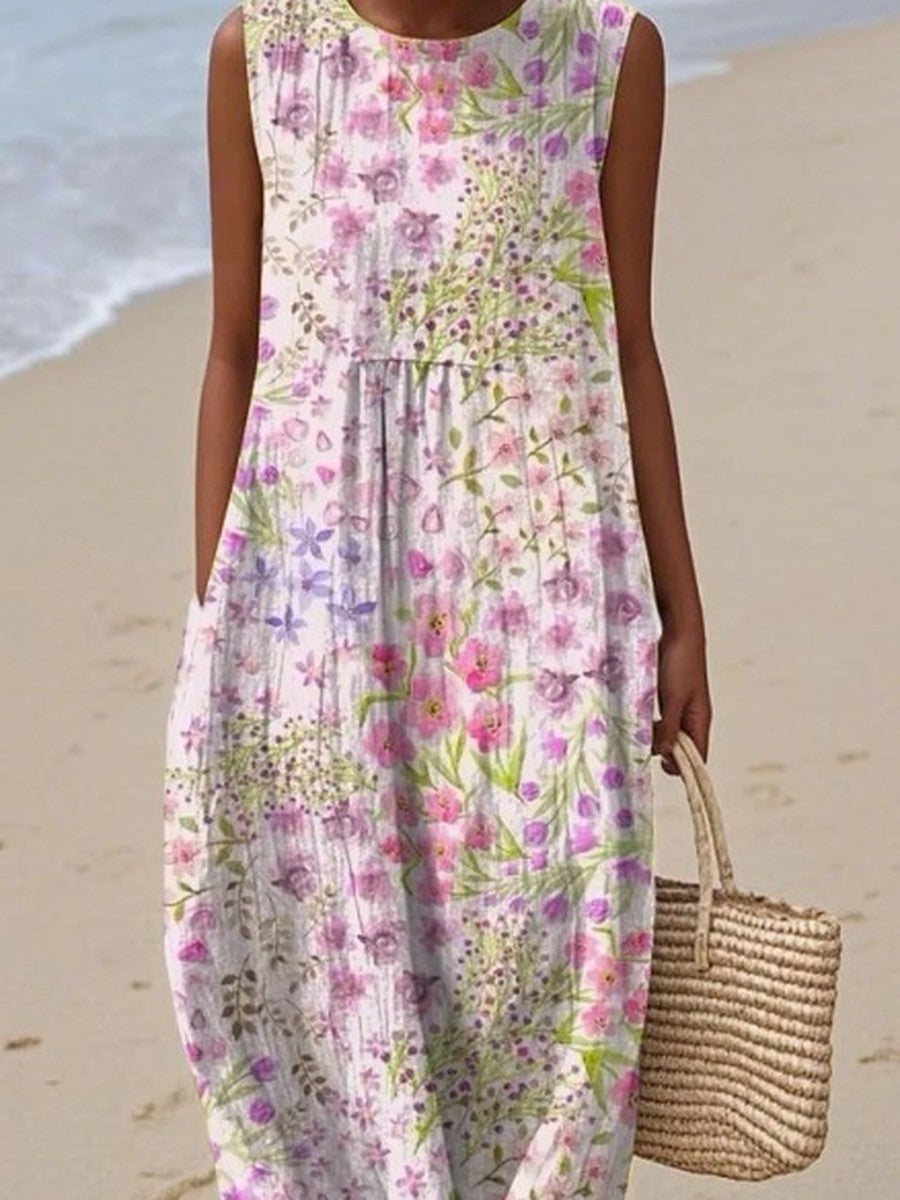 Lily™ | Spring Petal Midi Dress