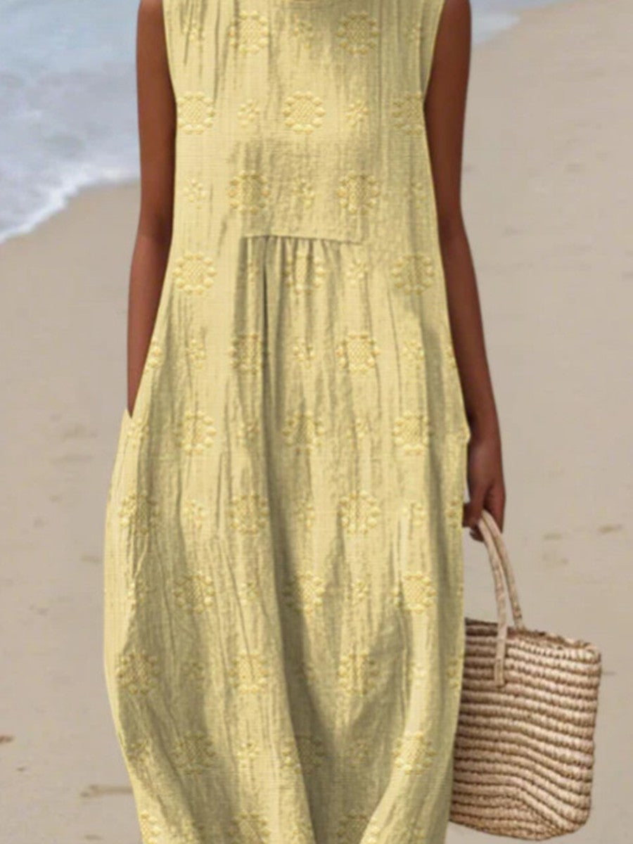 Sunny™ | Buttercup Weave Midi Dress