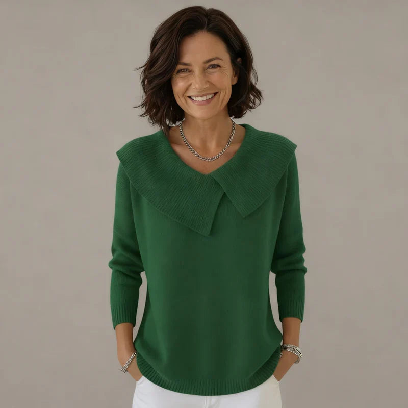 Juliette™ | Cozy Soft-Collar Sweater