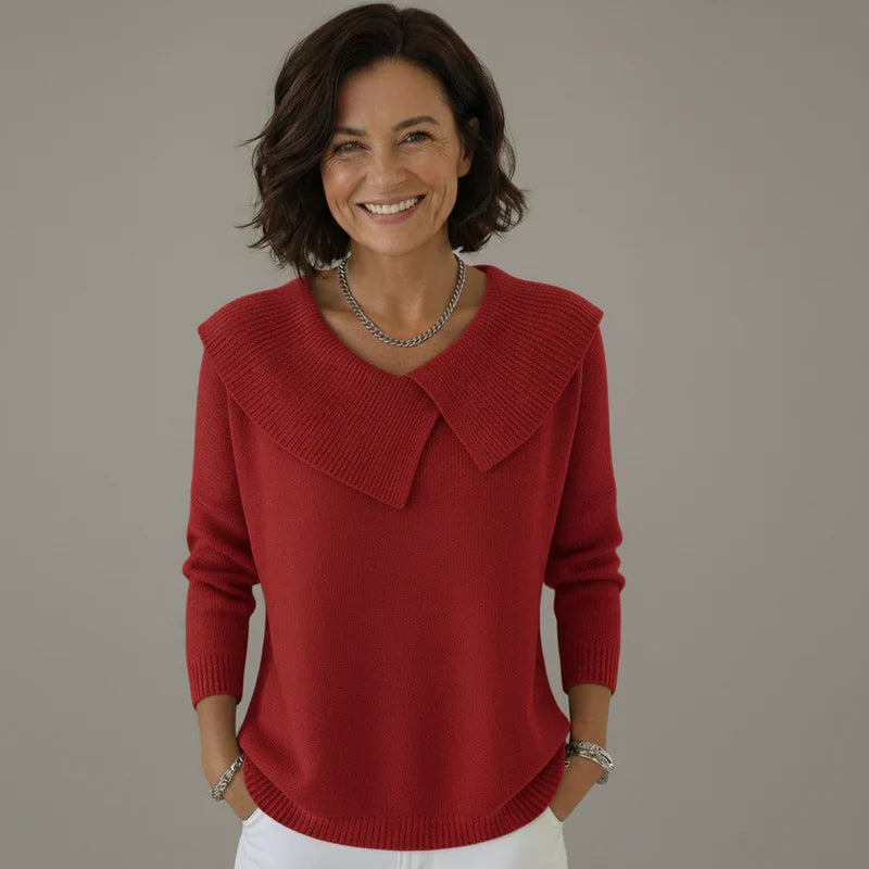 Juliette™ | Cozy Soft-Collar Sweater