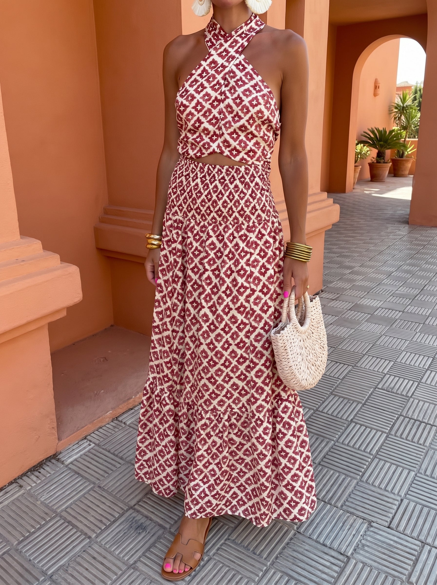 Annalise™ | Open-Shoulder Two-Piece Ensemble