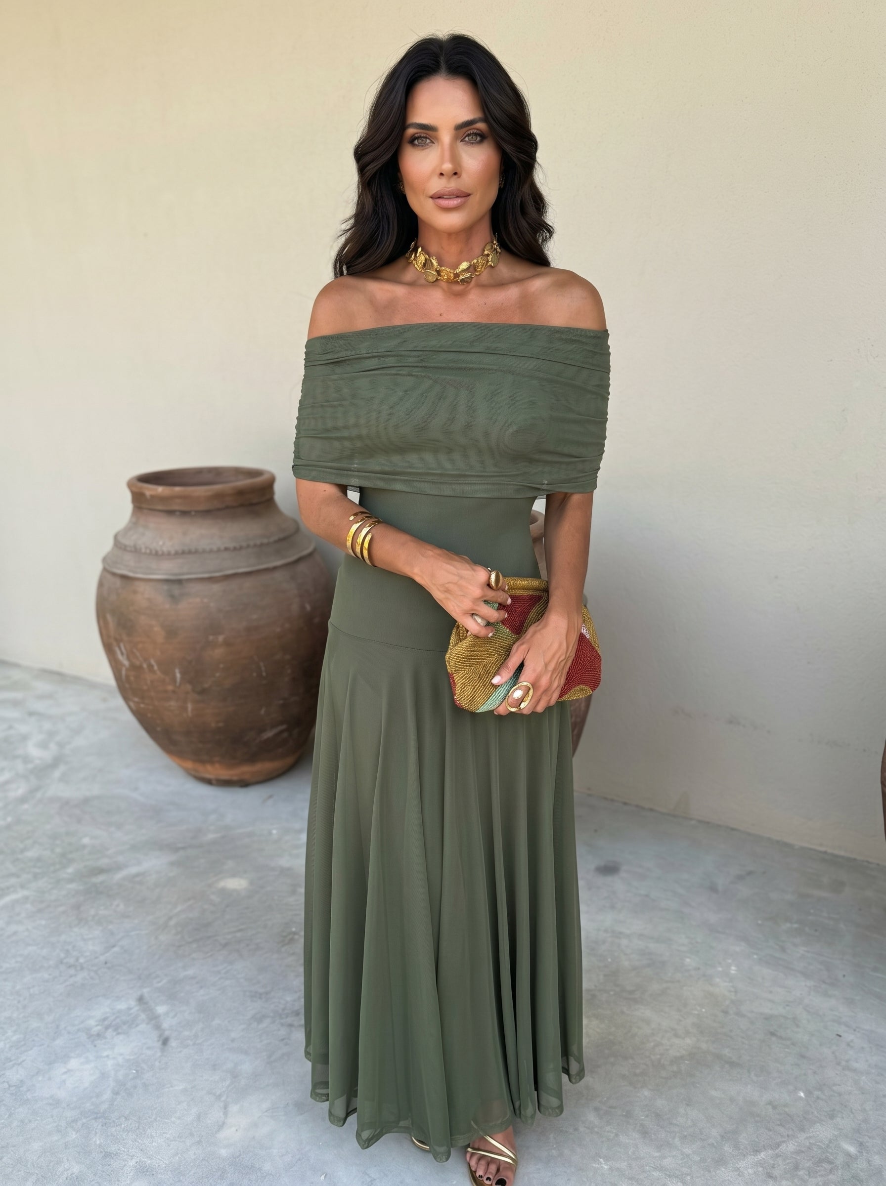 Ravaine™ | Elegant Off-Shoulder Gown