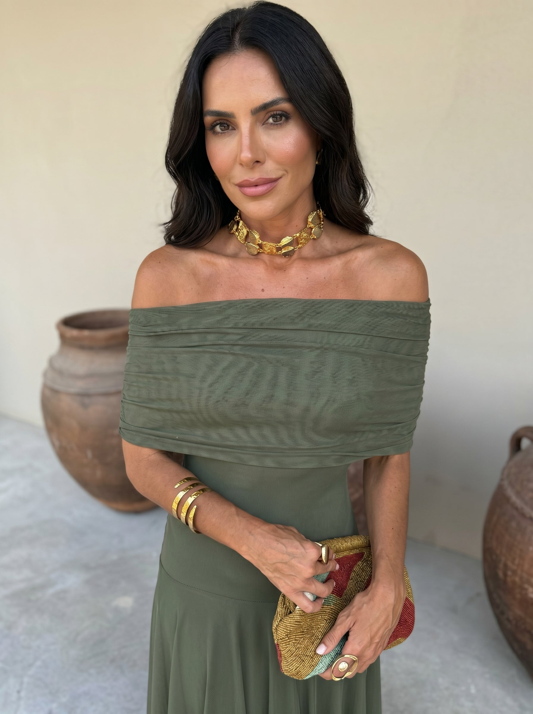 Ravaine™ | Elegant Off-Shoulder Gown