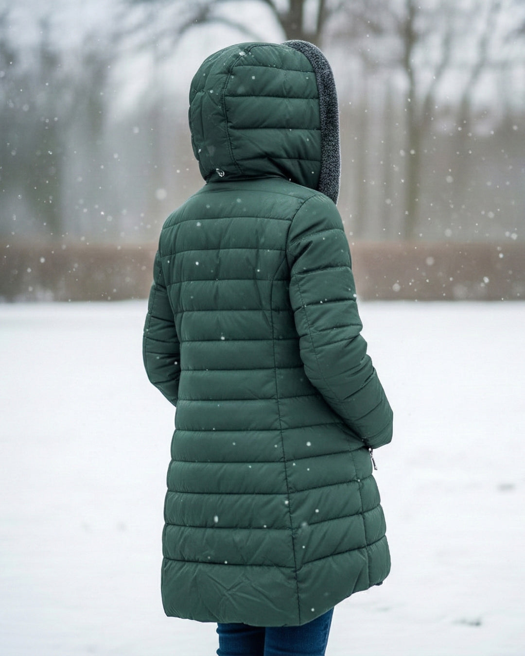 Lucinda™ | Fleece-Lined Hooded Puffer Jacket