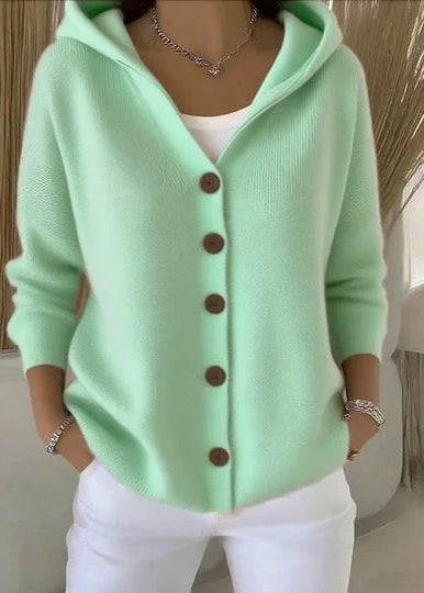 Orvella™ | Hooded Button-Front Cardigan