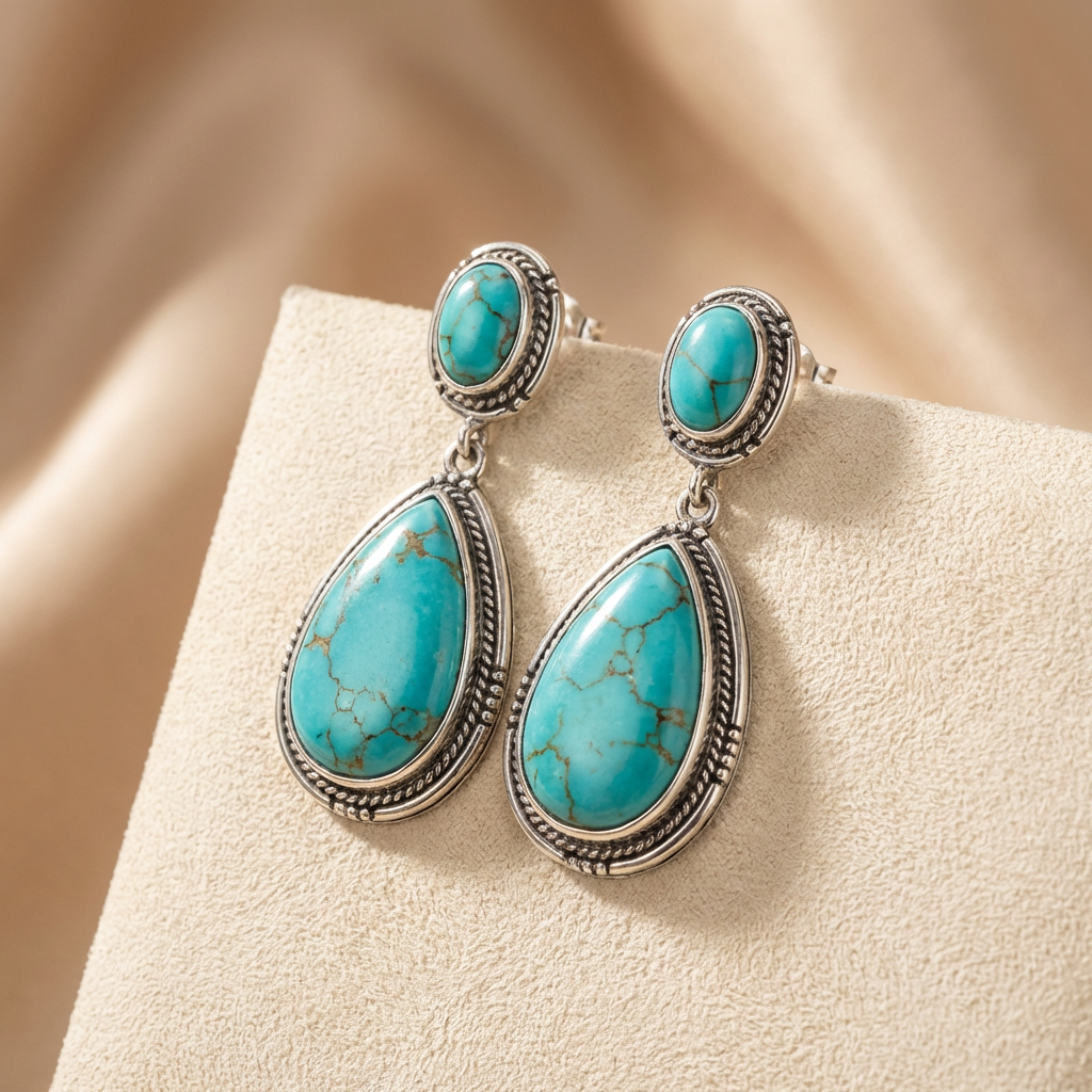 Greer™ | Vintage Statement Necklace & Earrings Set