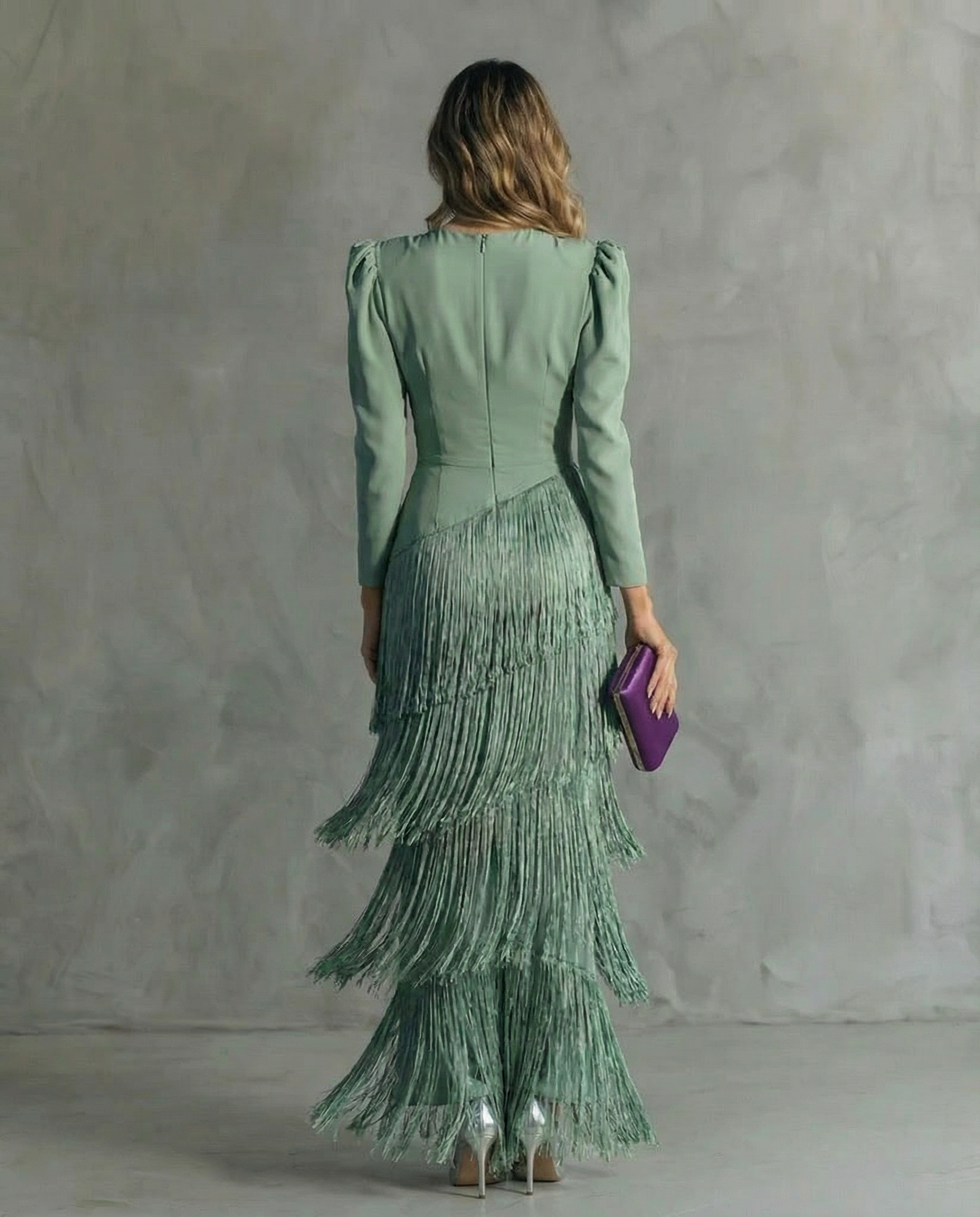 Cosette™ | Tiered Fringe Maxi Dress