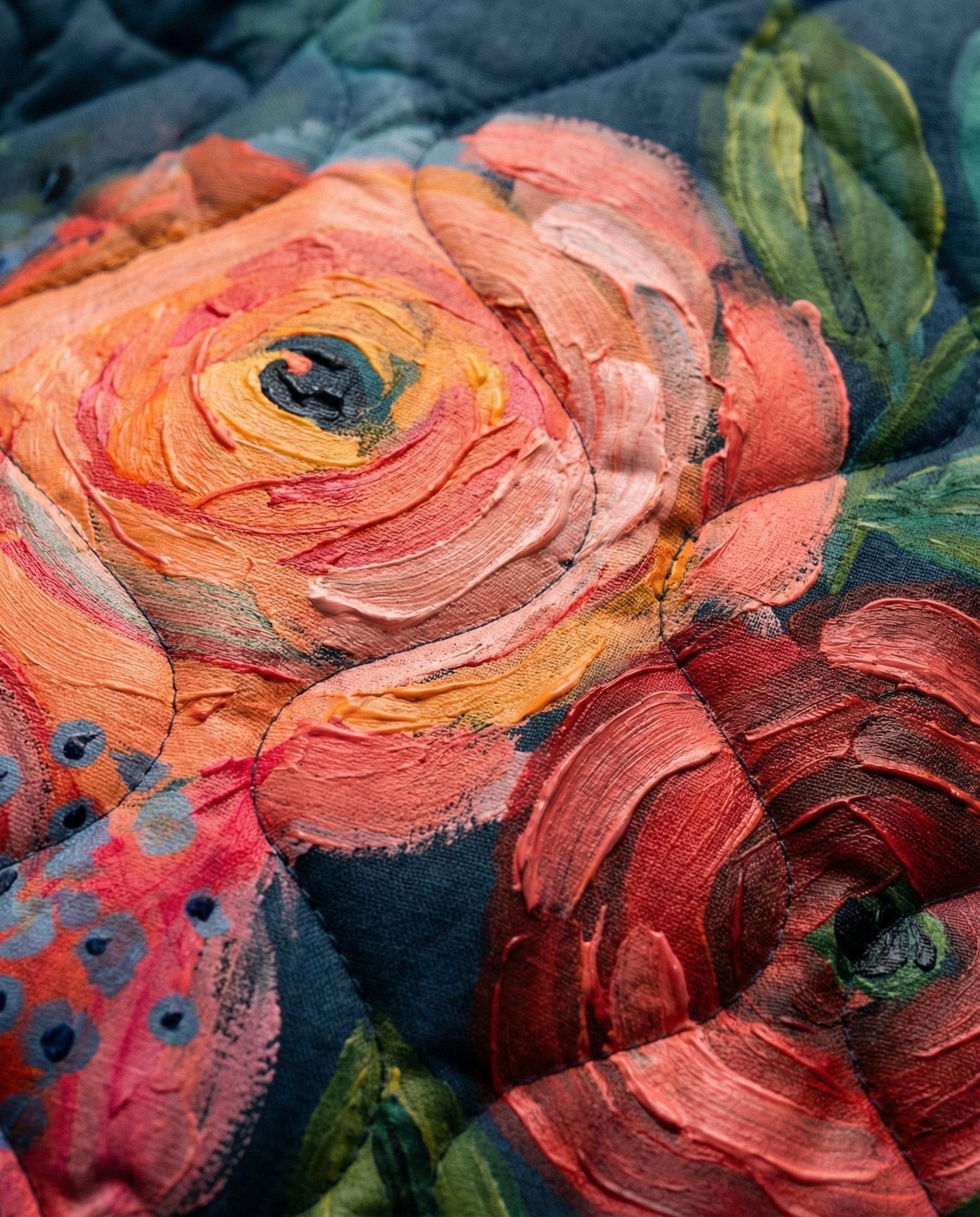 Kaleigh™ | Vintage Floral Print Quilted Jacket