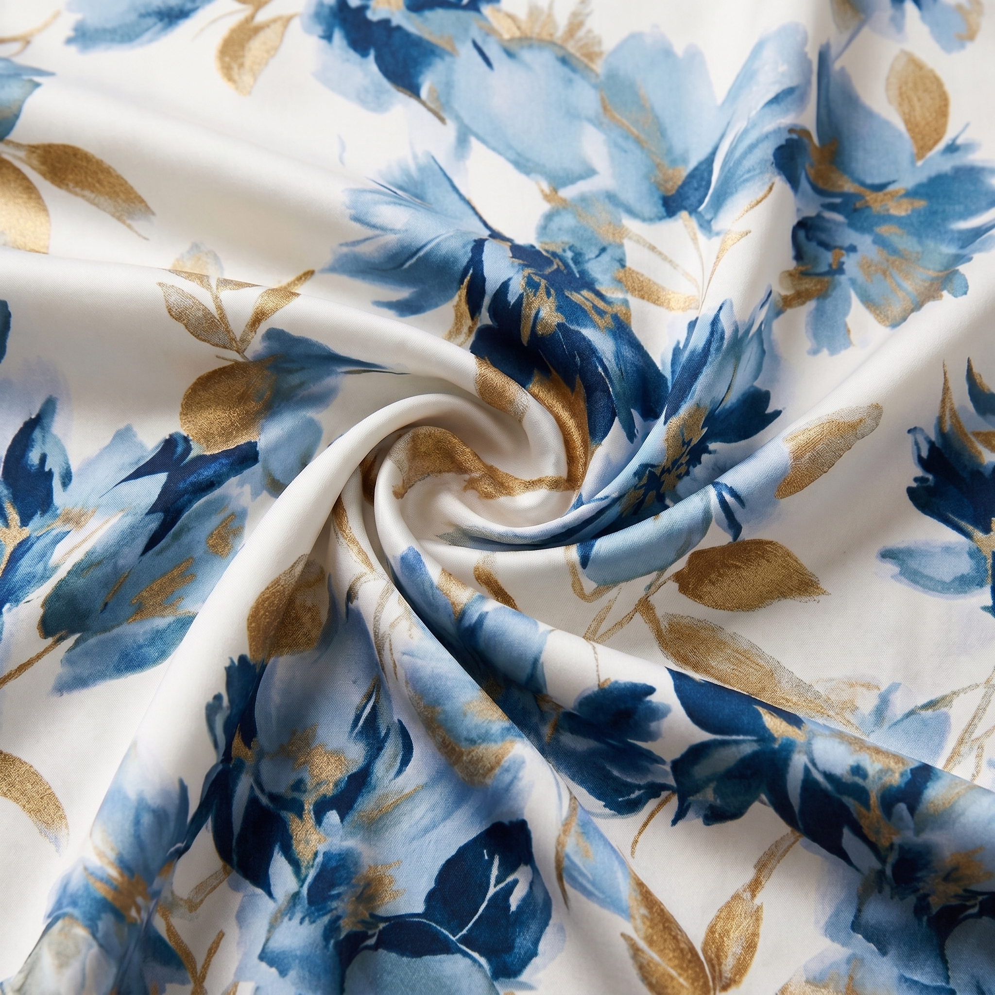 Isabelle™ | Floral Wrap Waist Midi Dress