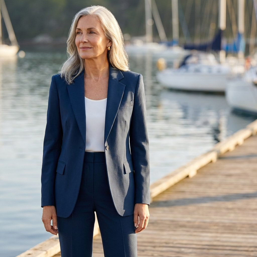 Clarette™ | Two-Piece Tailored Suit with Blazer and Trousers