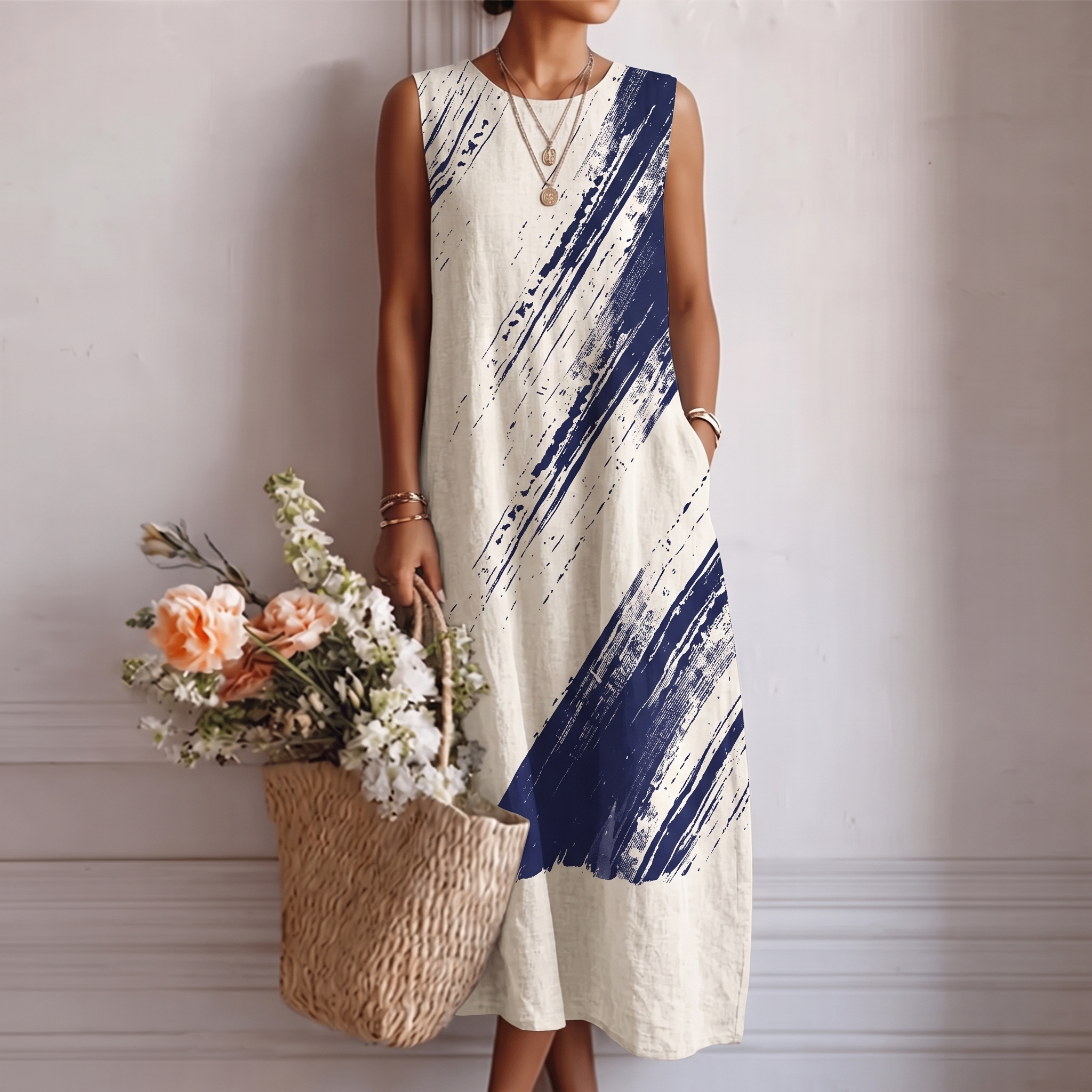 Rosamund™ | Elegant Everyday Midi Dress
