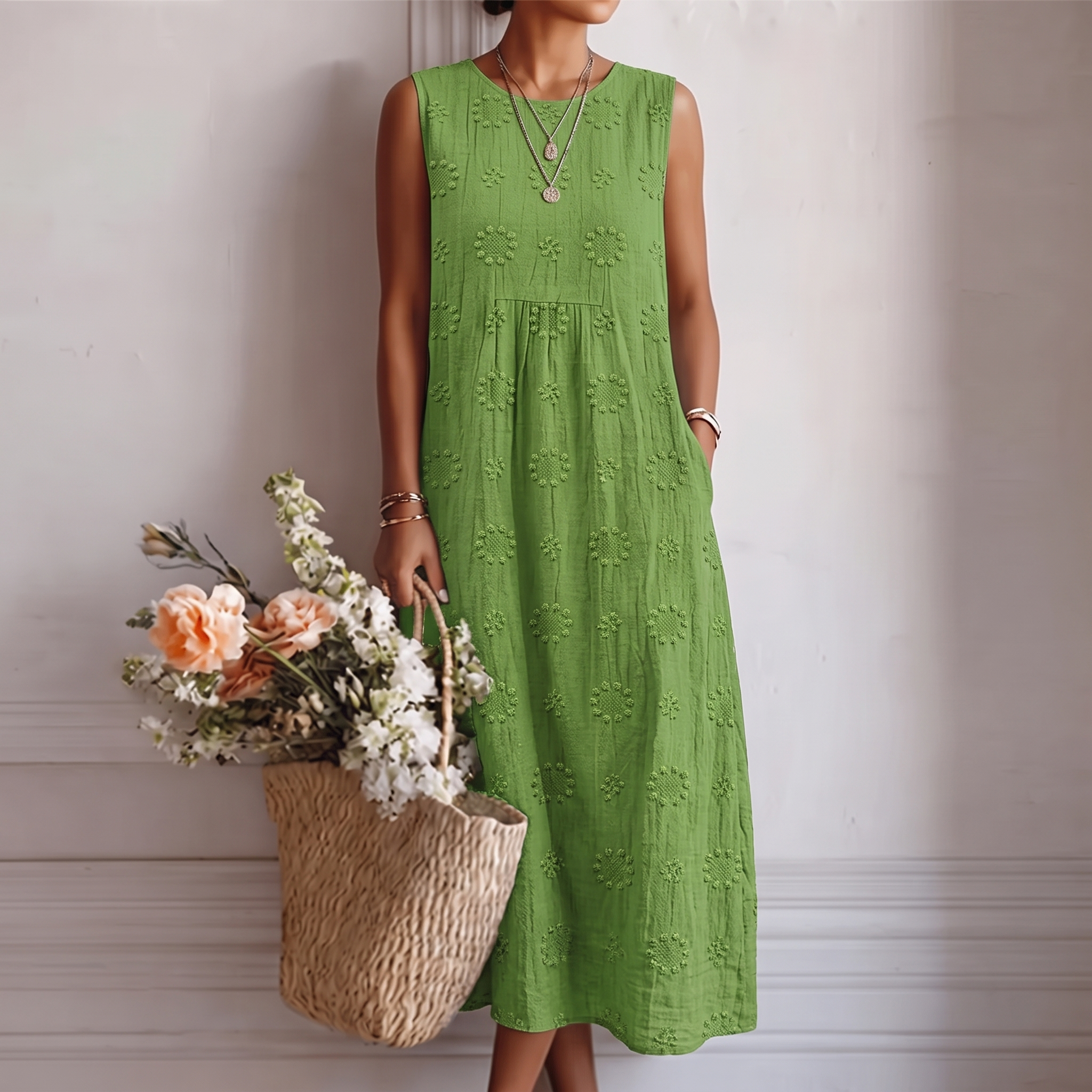 Lucinda™ | Everyday Breeze Midi Dress