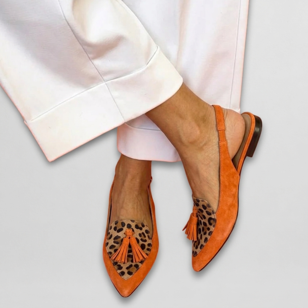 Leonora™ | Slingback Tassel Loafer Flats